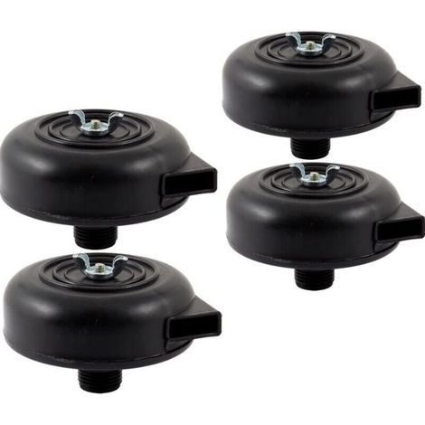4pcs-Silencieux d'Admission d'Air de Remplacement, Silencieux de Filtre à Air Masculin de Compresseur d'Air de 3 / 8inch PT pour le Compresseur d'Air (1/5)