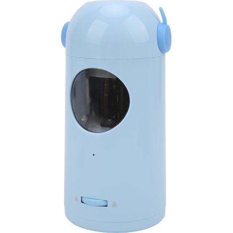 Taille-crayon électrique, entièrement automatique, arrêt intelligent, pointe réglable, rechargeable, taille-crayon électrique astronomique, bleu.
