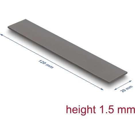 Delock Almohadilla conductora tÃ©rmica 120 x 20 x 1,5 mm para mÃ³dulos M.2 3,2 W/mK â Poca