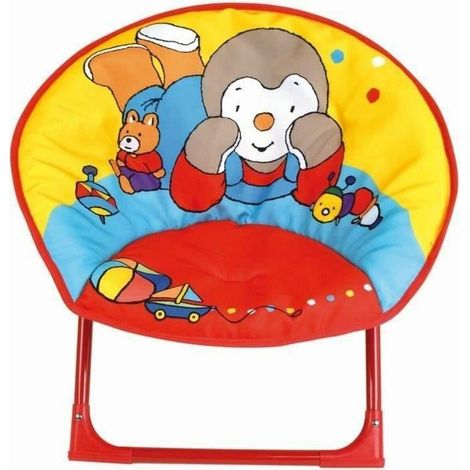 Fun-house Mondstuhl T'choupi Gelb Faltbar für Kinder