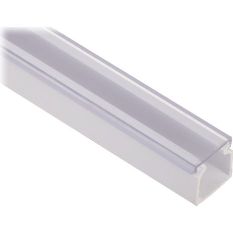 Profil mit Lampenschirm für LED-Streifen KI-LED/15x15 Aufbaumontage