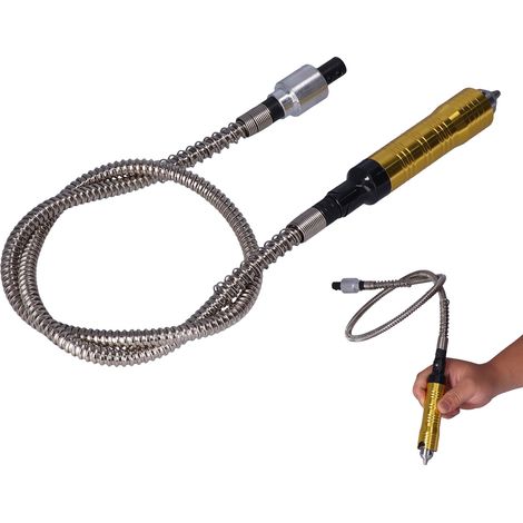 Adaptateurs pour meuleuse, rallonge flexible, mandrin et poignée pour polisseuse électrique (1/5)