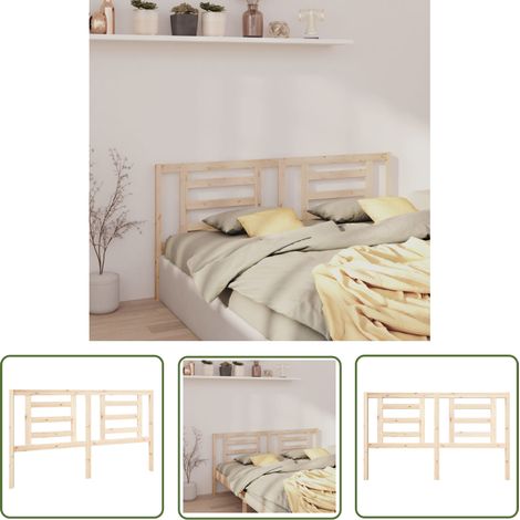 Tête de lit 166x4x100 Bois massif de pin (1/5)