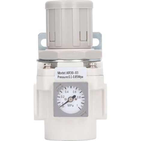 Régulateur de pression d'air avec manomètre 14,5-123,3 PSI, mini vanne de régulation G3/8 pour compresseur et outils pneumatiques (1/5)