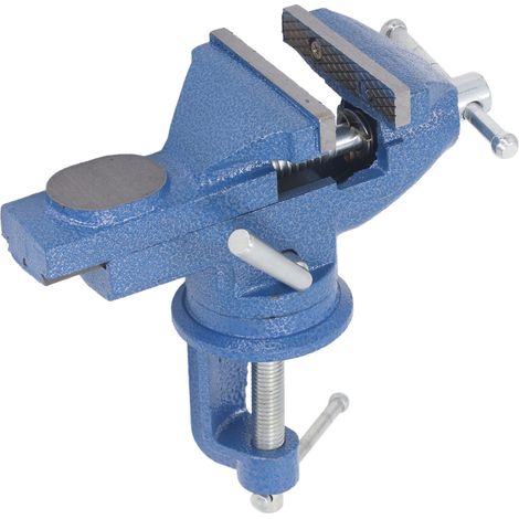 Étau d'établi 2 3/4 po, mini étau de table multifonctionnel universel en acier à 360 degrés pour projets de menuiserie et de bricolage (1/5)