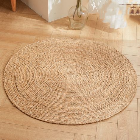 Tapis à griffer pour chat de 60 cm (motif quenouille) — Tapis de sol tissé à la main, non pelucheux et résistant — Tapis à griffer pour chats / Coussin d'assise d'intérieur (1/5)
