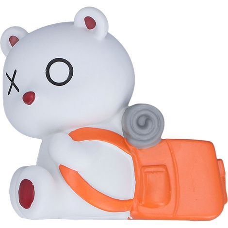 Pot à crayons en forme d'ours mignon, stable et décoratif, idéal pour le bureau ou la salle d'étude. Cadeau parfait pour les enfants. (1/5)