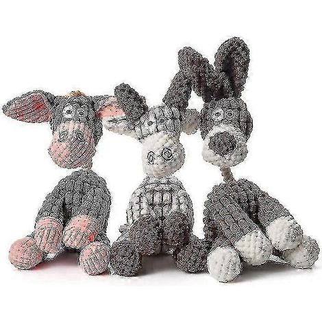 Âne indestructible et robuste, jouet couineur pour chien, idéal pour les mâcheurs agressifs. Peluche pour chien. (1/5)