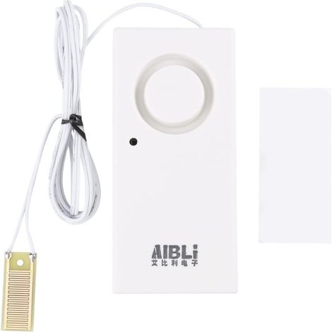 Alarme de Débordement de l'Eau Sonde de Fuite de l'Eau Haute Sensibilité 120dB Détecteur de Fuite et Alertes d'Inondation pour Détection Précise (1/5)