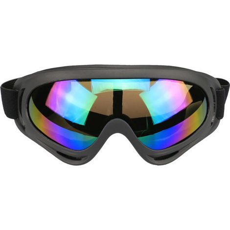 Motorcycle equipment: off-road goggles, ski goggles, safety glasses, helmet, protective eyewear for outdoor activities (tinted lenses) (1/5)