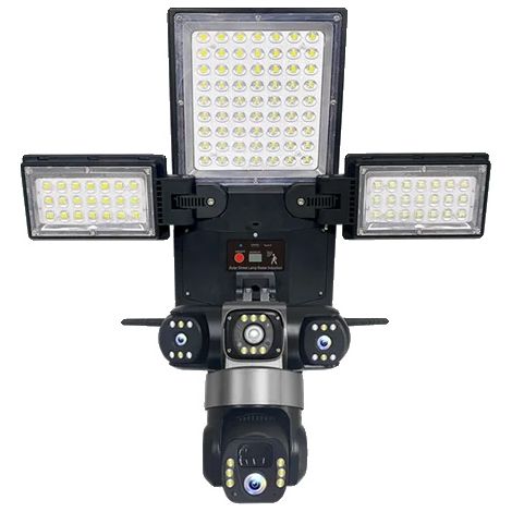 Telecamera di sicurezza, alimentata a energia solare, con tracciamento AI, solo videosorveglianza (1/2)