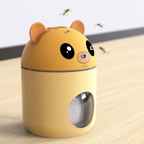 Veilleuse anti-insectes, lampe portable douce et sûre, motif ours, idéale pour la maison, l'extérieur et les voyages. (1/5)