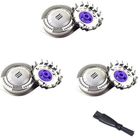 remplacement HQ8 / 50 têtes de rasoir pour Philips PT739 PT737 PT727 + brosse de nettoyage (1/4)