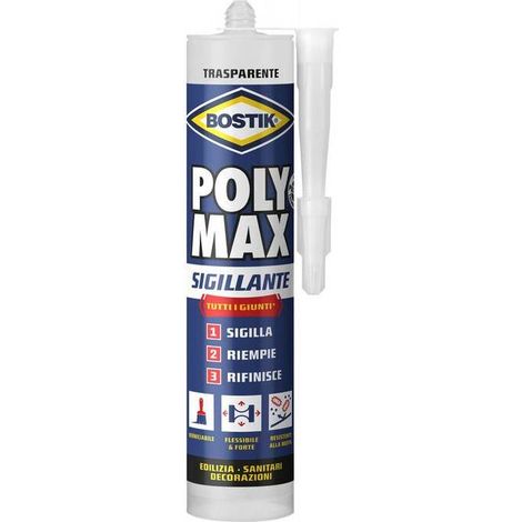 BOSTIK POLYMAX SIGILLANTE 280 ML TRASPARENTE CART