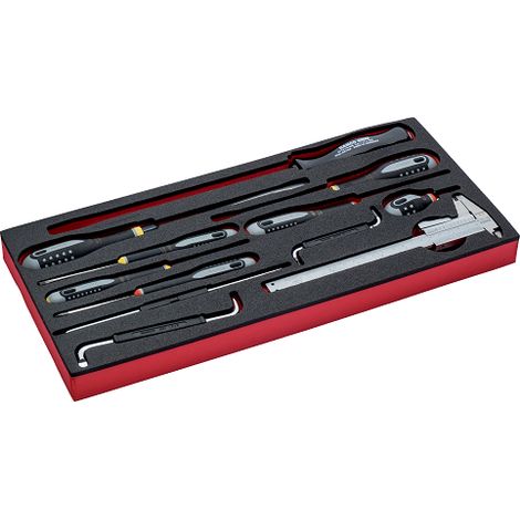 Set di attrezzi Bahco ff3a02 13 pezzi modulo schiuma