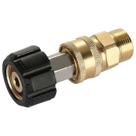 M22 auf 1/4 Zoll Schnellkupplungs-Adapterset für Hochdruckreiniger, M22 14 mm auf 1/4 Zoll Schnellkupplungsset (1/4)