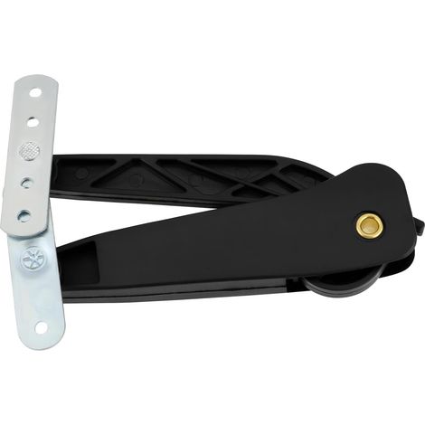 1 lève-couvercle de coffre de toit avec support pour réparation de charnière de couvercle - Pièce de rechange 1500054111 - Compatible avec Motion XXL - Noir (1/5)