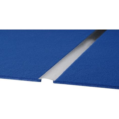 Universeller Edelstahl-Schwellenbürste mit Klebeverschluss 83cm 30mm abziehbar