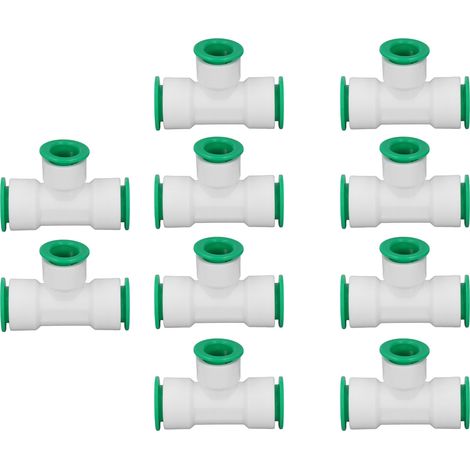 Réducteur rapide pour raccord de tuyau d'eau, connexion en ligne, 32x25mm, lot de 10 pièces, adaptateur de plomberie mâle-femelle. (1/5)