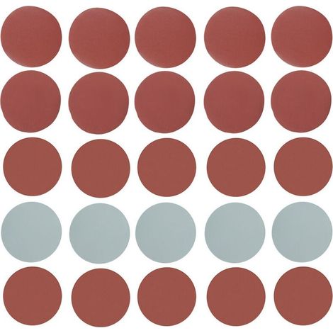 Lot de 25 disques abrasifs 125mm – Assortiment grains P800/P1000/P1500/P2000/P3000 – Pour ponçage bois. métal et pierre – Compatible avec outils de polissage - 25pcs (1/5)