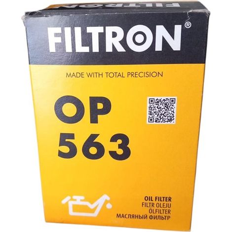 Filtro olio motore marca filtron codice filtro op 563