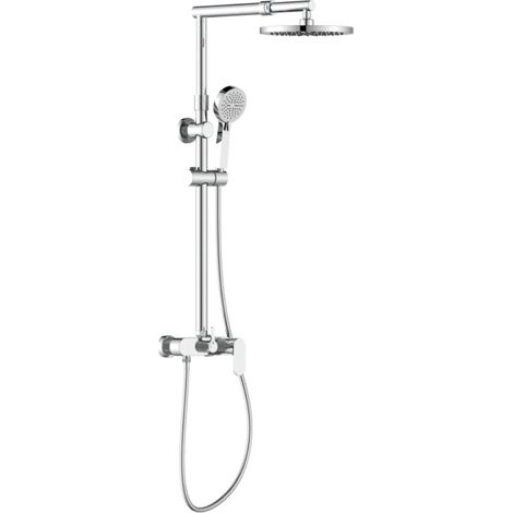 Colonne de douche complète, réglable et universelle (1/2)