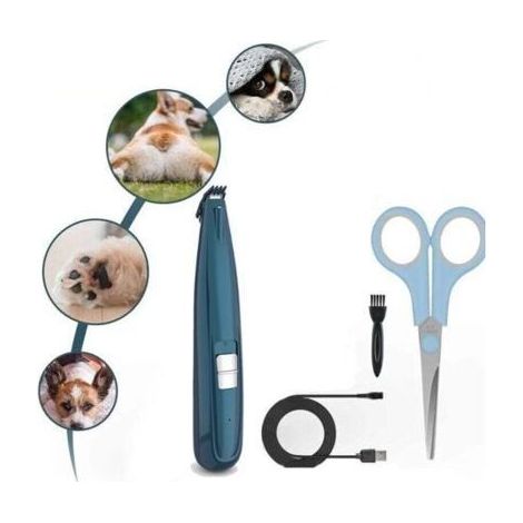 Tondeuse À Poils D'Animaux Avec Lumière Led, Tondeuse À Poils Professionnelle Pour Chiens Et Chats, Chargement Usb, Tondeuse (1/5)