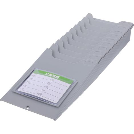 und Platzsparender Pp Materialkartenhalter zur Wandmontage