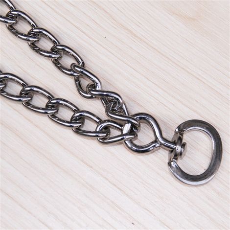 Collier de dressage à pointes réglable pour chien, chaîne de dressage en métal, collier étrangleur à pointes pour animaux de compagnie (1/5)