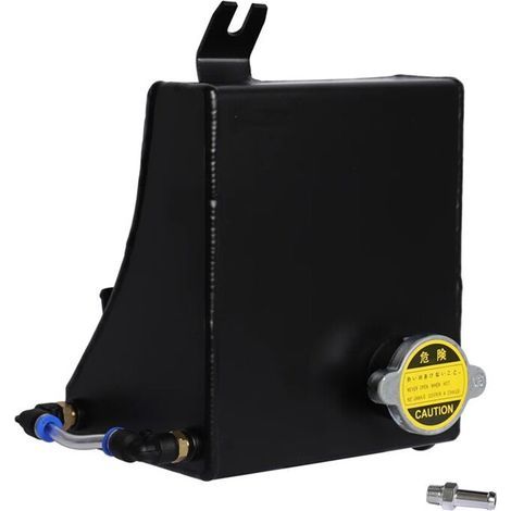 Réservoir de liquide de refroidissement en aluminium de 1,5 L pour 240SX, 240SX S13, SR20DET, KA24DE, KA24E, KA24 (1/5)