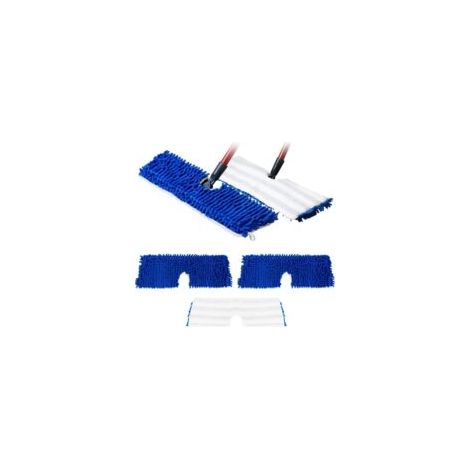 Set di 3 panni in microfibra da 45 cm per mocio, ricariche per mocio a bilanciere, testine di ricambio per mocio per la polvere, testine per mocio per la polvere, coperture lavabili per mocio - Crezuo