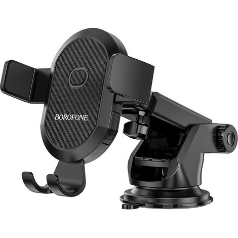 Support de téléphone de voiture à ventouse, support de téléphone de voiture universel à 360° pour pare-brise, compatible avec iPhone 13 Pro Max/12, 4,7-6,8 pouces et téléphones Plus 1pc (1/4)