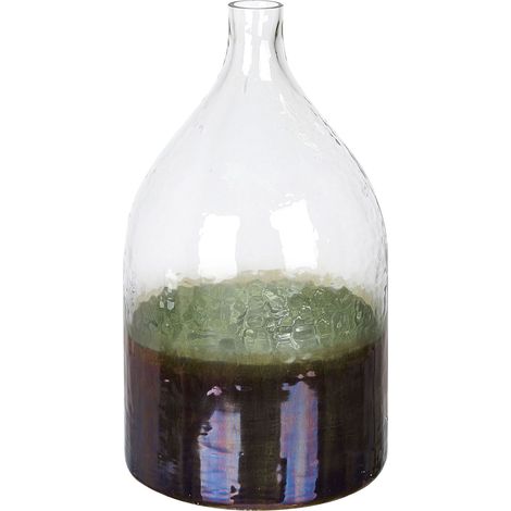 Blumenvase KULCHA Glas 36 cm Bunt
