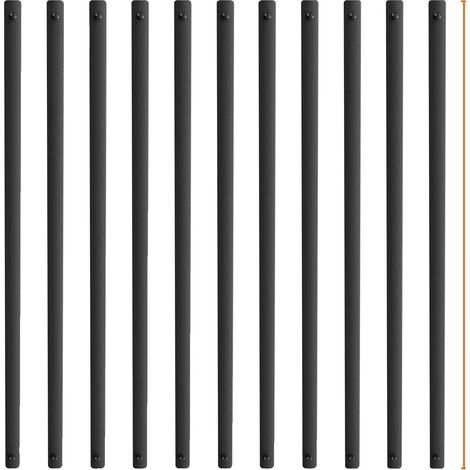 Balustres, Alliage d'aluminium, Design décoratif, 29.5inch (1/2)