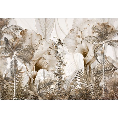 Papier peint panoramique - Plantes Tropicales - 130 cm x 90 cm (1/2)
