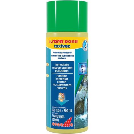SERA POND TOXIVEC BIOCONDIZIONATORE ELIMINA CLORO LAGHETTO 500 ML PER 10000 LT
