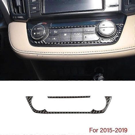 Für Toyota RAV4 2006-2019: Mittelkonsolen-Interieuraufkleber aus weicher Kohlefaser – Zubehör zur Fahrzeugmodifikation (34 Stück)