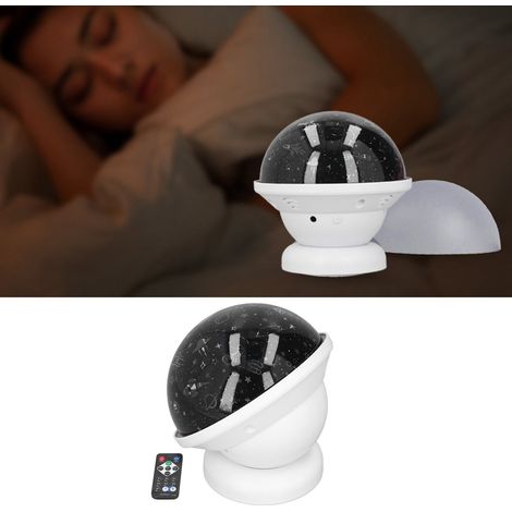 RGB-Sternenhimmelprojektor mit Fernbedienung, dynamischem Universumsmuster, 360° magnetisch verstellbar, magisches Nachtlicht für Kinder, USB-sprachgesteuertes Nachtlicht. (1/5)