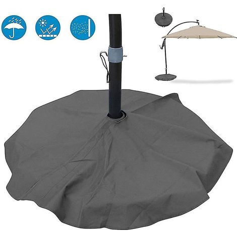 Housse imperméable pour pied de parasol de terrasse (1/3)
