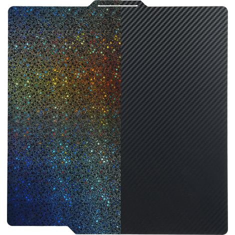 Plaque de construction PET+PEY 257 x 257 mm en acier à ressort double face lisse avec motif ciel étoilé autocollant flexible pour foyer amovible plate-forme de surface compatible X1/X1C/P1P/P (1/5)