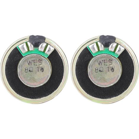 Pongnas 2 Stereo-Hornlautsprecher, 8 Ohm, 1 W, 28 mm Durchmesser, mit starker und klarer Klangqualität für ein wunderbares Hörerlebnis, ausgestattet mit einem Magneten von...