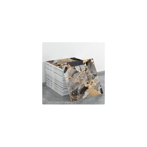 (10 pezzi, 30×30 cm, Q060) Adesivi murali autoadesivi per piastrelle, effetto marmo, decorazione murale, materiale PET, adatti per cucine, bagni, caminetti e lavanderie. - Crezuo
