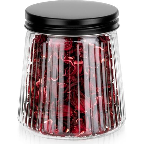 Contenitore in vetro per prodotti sfusi, barattolo da cucina con coperchio, 700 ml (1/5)