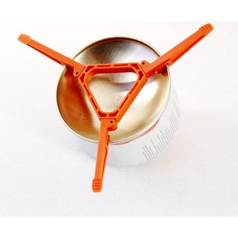 Support trépied pliable pour réchaud camping, étagère portable pour bouteille gaz et équipement extérieur (1/4)