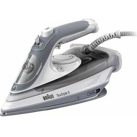 Braun TexStyle 5 SI 5078 GY ferro da stiro grigio e bianco
