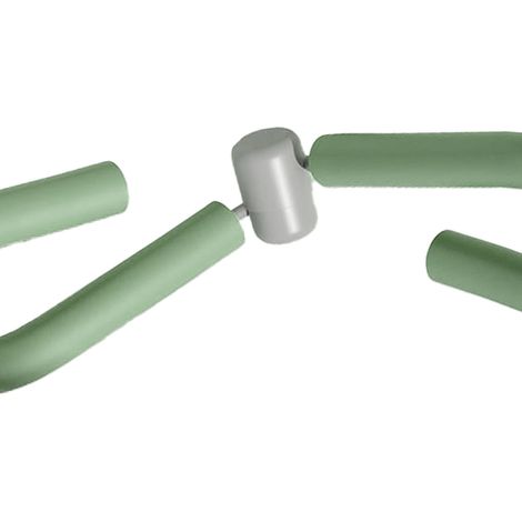 Appareil de musculation fessiers en acier NBR PP, design ergonomique, machine élastique portable pour sculpter les cuisses, exercices de rééducation post-partum, vert (1/5)