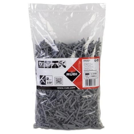 T pour joint 2 mm 1000 unités RUBI - 02864