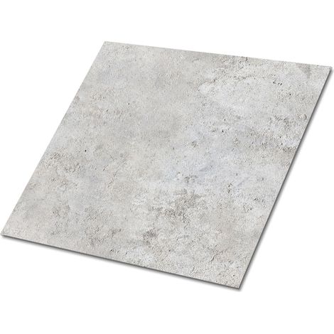 Carreaux autocollants PVC, Carrelage PVC adhésif - 30x30cm - Kit de 9 - Texture Béton, Stickers carrelage carreaux (1/5)