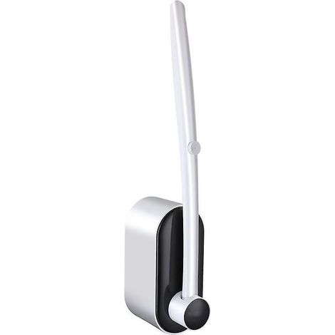 brosse De Toilette Jetable Brosse De Nettoyage De Toilette Longue Poigne Suspendue Murale (1/5)