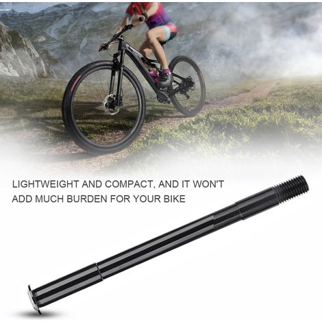 Axe avant vélo 12x175mm avec levier, compatible fourche thru-axle M12x1.5, accessoire VTT et vélo de route. (1/4)
